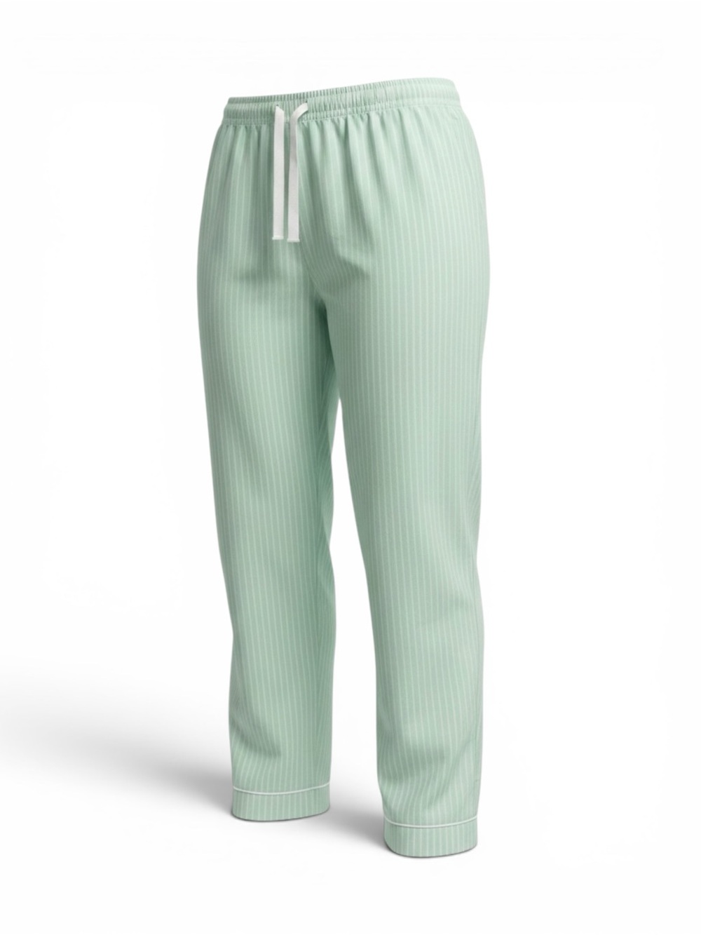 Macy’s State of Day Mint Green Poplin Pinstripe Drawstring‎ Lounge or PJ Pants